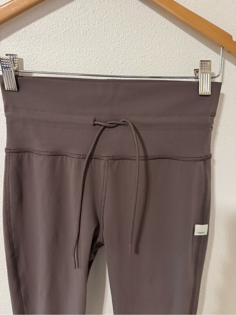 Vuori Daily 7/8 Leggings Sedona Brown High Rise Slim Fit Loungewear-Small Short - Picture 3 of 8